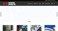 Desktop Screenshot of enterprisemachineinc.com
